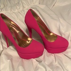 Pink stilettos Anne Michelle